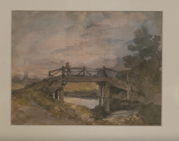 a bridge over the stour constable