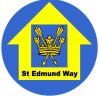 St Edmund Way blue and yellow waymarker disc logo St Edmund Way blue and yellow waymarker disc logo