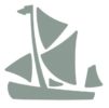 Sailors' Path stylised sailing barge logo
