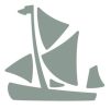 Sailors' Path logo Sailors' Path stylised sailing barge logo