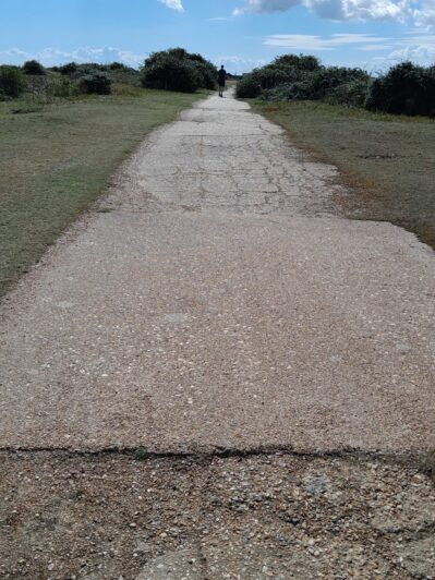 Landguard some parts of path are slightly uneven